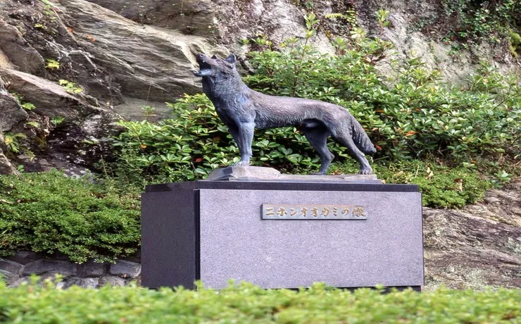 Statue of the Japanese Wolf | Nara iko