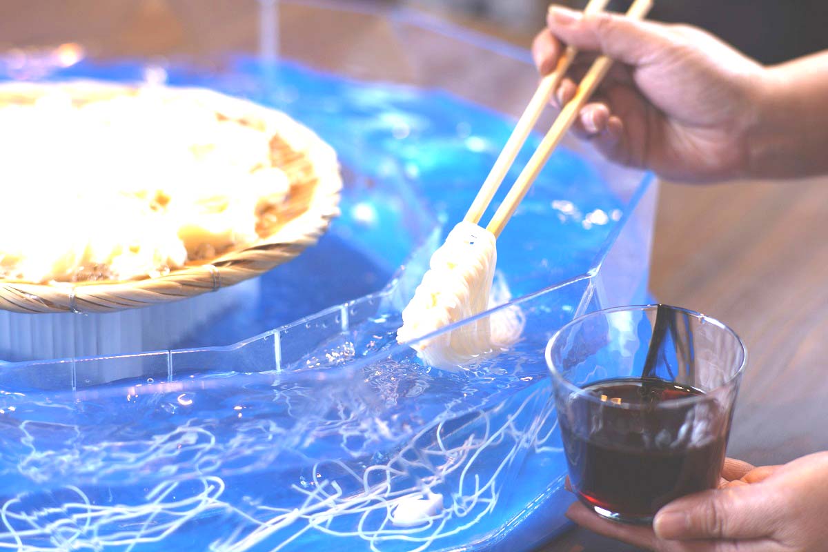 三輪そうめん流し | ならいこ